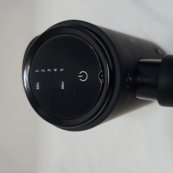 SLF Mini Percussion Muscle Massager With Attachments ~ Black - Picture 9 of 10